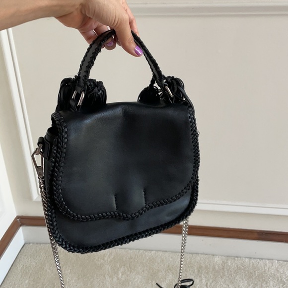 Rebecca Minkoff black tassel purse - Picture 2 of 6
